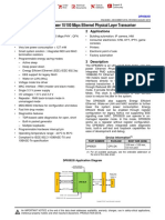 DP83825I Low Power 10/100 Mbps Ethernet Physical Layer Transceiver