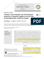 Synthesis, Characterization and Electrochemical Properties of Copper (II) Complexes Derived From Succinoyldihydrazine Schiff Base Ligands