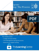 Essay Writing: The Process: Self Study Programs