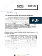 Devoir de Contrôle N°2 - Anglais - 2ème Lettres (2017-2018) Mme Besma Riabi Dziri