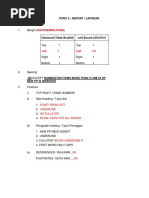 Topic 2 - Report / Laporan: Succeeding Page