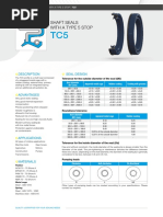 Shaft Seals With A Type 5 Stop: Seal Design Description