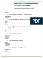 Test 1 - Trigonometria