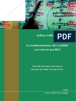 La Trasformazione Dei Conflitti Con Mezzi Pacifici