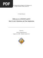 Differences in ANSI and IEC Short Circuit Calculations 