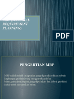 MRP (Material Requirement Planning)