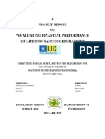 Evaluating Financial Performance of Life Insurance Corporation