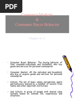 Consumer Markets & Consumer Buyer Behavior: Chapter No 6