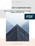 Auditor's Reporting Amid Covid-19