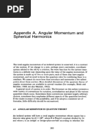 Appendix A. Angular Momentum and Spherical Harmonics