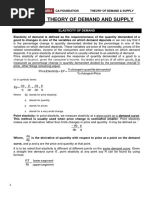 Chapter 2 Unit 1 Elasticity of Demand Notes