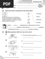 Grammar Practice: Read and Match. Complete The Text About Helen