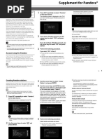 Using The Pandora Service: Account Setup For Pandora