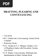 Drafting, Pleading and Conveyancing