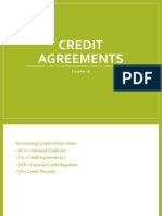 Chapter 16 Credit Agreements