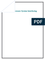 Microprocessors System Interfacing