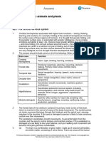 8B Coordination in Animals and Plants 8B Checkpoint: 8B.1 The Central Nervous System