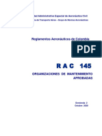 RAC 145 - Organizaciones de Mantenimiento Aprobadas