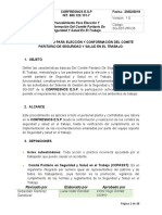 SG-SST-PR-05 Procedimiento para Elección y Conformación Del Comité Paritario de Seguridad y Salud en El Trabajo