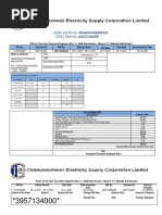 CESC GSTN No: 29AACCC6636P1Z1 Cesc Pan No: Aaccc6636P: Meter Readings For Meter ID 8281845211