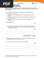 Topic 8 Thermodynamics Topic 8A Heat and Temperature: Document May Have Been Altered From The Original