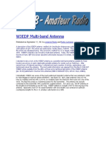 W3EDP Multi-Band Antenna: Published On September 22, 2013 in and