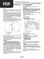 2005-2007 5EAT ATF Procedure