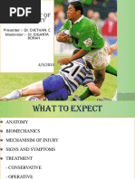 ACL Injury Management - Dr. Chethan C.