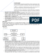 Pom - Materials Requirement Planning, SQC TQM