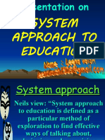 System Approach To Education