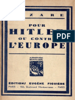 Aubert Paul - Pour Hitler Ou Contre L'europe