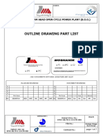 Outline Drawing Part List: Project: Khorram Abad Open Cycle Power Plant (B.O.O.)