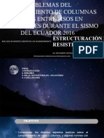 Analisis de Problemas Del Comportamiento de Columnas y Vigas Entre Pisos en Edificaciones Durante El Sismo Del Ecuador 2016