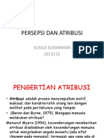 Persepsi Dan Atribusi