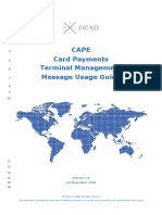 Cape Card Payments Terminal Management Message Usage Guide: 1st November 2018