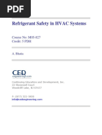 Refrigerant Safety in Hvac Systems