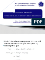 Autocorrelación y Homocedasticidad Noviembre 2021