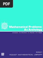 Mathematical Problems - An Anthology (Pocket Mathematical Library WB 3) - Dynkin, Molchanov, Rozental, Tolpygo - 1969