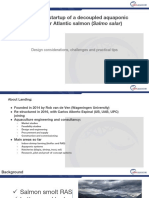 Design and Startup of A Decoupled Aquaponic System For Atlantic Salmon