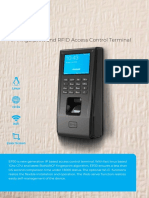 IP Fingerprint and RFID Access Control Terminal: Linux