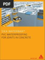 Sika Waterbar®: PVC Waterproofing For Joints in Concrete