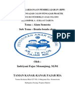 Tema: Alam Semesta Sub Tema: Benda-Benda Alam: Rencana Pelaksanaan Pembelajaran (RPP)