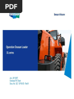 Operation Doosan Loader: DL Series