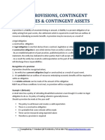 Ias 37 Provisions, Contingent Liabilities & Contingent Assets