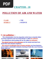 Chapter - 18: Pollution of Air and Water