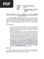 Escrito de Apersonamiento y Otros A La Tercera Sala Suprema Exp. 077-84-2021