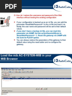 Q: How Do I Restore The Username and Password of The Web Interface Without Loosing The Existing Configuration