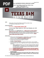 22 Texas A M High School Meet Information