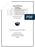 A Micro-Project Report On "Testing of Zomato Website" Submitted By, Roll No. Name of Students