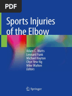 Clinical Medicine Covertemplate: Sports Injuries of The Elbow